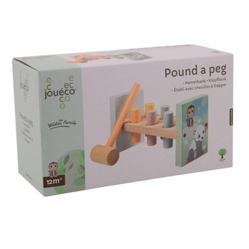 JOUECO - Fa kalap&aacute;csos j&aacute;t&eacute;k Vad&aacute;llatok - 12 h&oacute;napos kort&oacute;l (1 db)