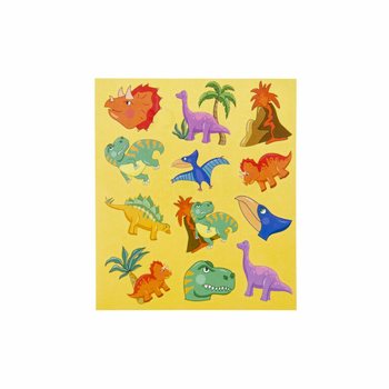 FUN STICKERS &ndash; MODELL: DINOSZAURUSZ (120 db)