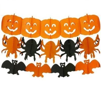 Vegyes Halloween Pap&iacute;rf&uuml;z&eacute;rek &ndash; 300 cm (6 db)