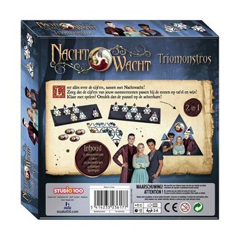 Studio 100 - Nachtwacht Triomonstros 2 az 1-ben J&aacute;t&eacute;k &eacute;s Kirak&oacute; (6 db)