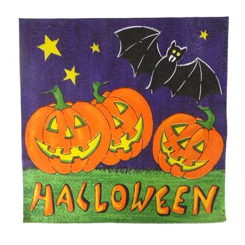 20 darabos Szalvéta Készlet - Modell: Halloween (6 szett)