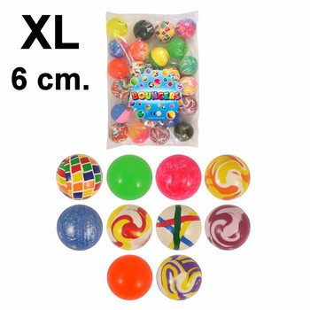 XL Vegyes Gumilabda Ø6cm (25 db)