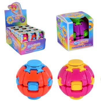 SPIN &Eacute;S POP FIDGET SPINNER LABDA - SPIN SHIFT BALL - DISPLAYBEN (24 db)