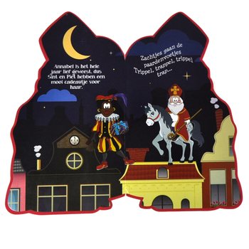Nagy habszivacs Sinterklaas / Mikul&aacute;s k&ouml;nyv 30 cm (3 db)