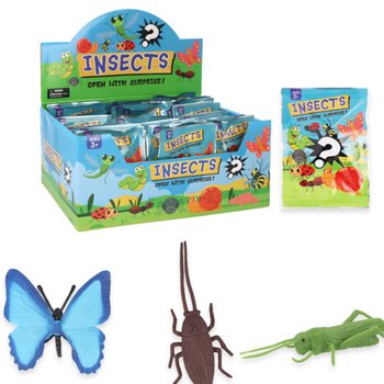Blindbag / Meglepet&eacute;s tasak rovarok (60 darabos display)
