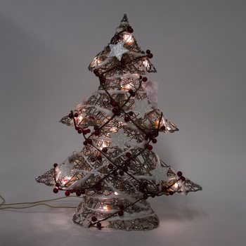 Nagy Vil&aacute;g&iacute;t&oacute; Dekor&aacute;ci&oacute;s Kar&aacute;csonyfa 50 cm (1 db)