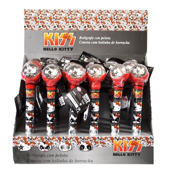 HELLO KITTY - 2 AZ 1-BEN GOLY&Oacute;STOLL &Eacute;S PATTOG&Oacute; LABDA - PIROS (24 db)