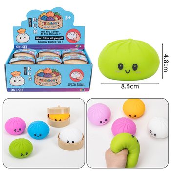RAGE - Squishy Bun Dumplings NAGY (8.5 x 8.5 x 4.8 cm) - Vir&aacute;lis 2026 Fidget Toy (12 db)
