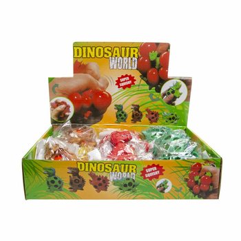 Squishy h&aacute;l&oacute;s dinoszaurusz labda - Display (12 db)