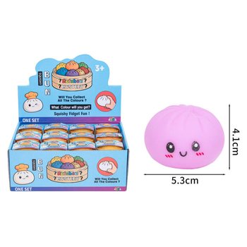 RAGE - Squishy Bun Dumplings KICSI (5.3x5.3x4.1 cm) - Viral 2026 Fidget Toy (24 db)