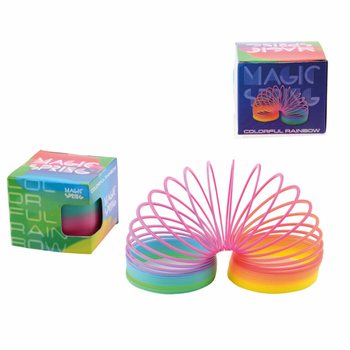 RAINBOW MAGIX LÉPCSŐJÁRÓ SPIRÁL / VARÁZSRUGÓ DOBOZBAN Ø7,5 CM (12 db)