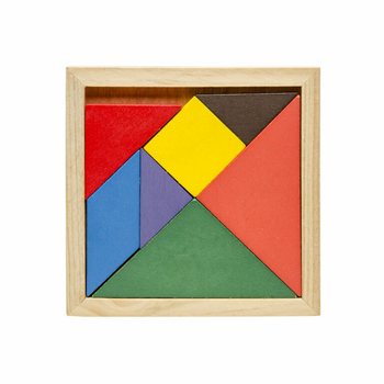 F&aacute;b&oacute;l k&eacute;sz&uuml;lt Tangram kirak&oacute; k&eacute;szlet (12 darab)