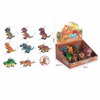 HANGOT AD&Oacute; DINOSZAURUSZ J&Aacute;T&Eacute;KFIGUR&Aacute;K DISPLAYBEN (8 db)