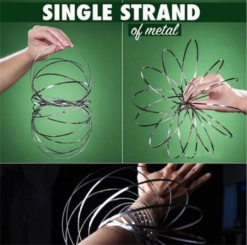 M&aacute;gikus Gyűrűk / Flow Rings - Kinetic 3D Magic Ring - EZ&Uuml;ST | K&Aacute;RTY&Aacute;N (12 db)