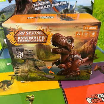 3D Dinoszaurusz &Eacute;p&iacute;tők&eacute;szlet D&iacute;szdobozban - Display (8 db)