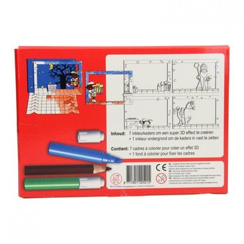 Sinterklaas / Szent Mikl&oacute;s 3D Kukucsk&aacute;l&oacute; Ablak Kreat&iacute;v K&eacute;szlet (12 db)