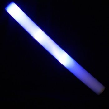LED Habszivacs R&uacute;d K&eacute;k - Party Stick (24 db)