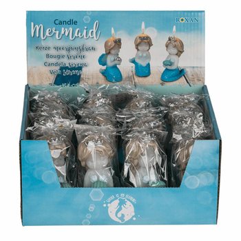 **SZUPER OLCS&Oacute;** HABLE&Aacute;NY / MERMAID GYERTYA DISPLAY-BEN (12 db)
