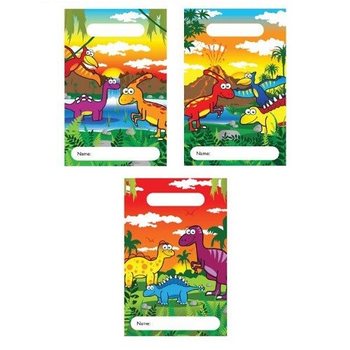 DINOSZAURUSZOS AJÁNDÉKTASAKOK – 23x15 cm (144 db)