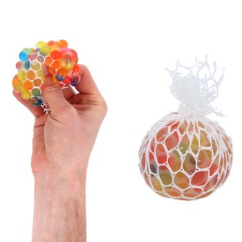 SQUEEZY BEADZ H&Aacute;L&Oacute;S NYOMKOD&Oacute;S LABDA DISPLAYBEN (36 db)