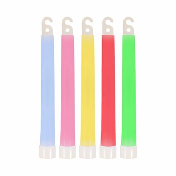 VILÁGÍTÓ RÚD GLOW STICK - 15CM NYAKPÁNTTAL - SZÍNMIX (25 db)