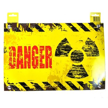 DEKOR&Aacute;CI&Oacute;S AJT&Oacute;T&Aacute;BLA - "DANGER" / "KEEP OUT" (12 db)