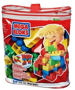 MEGA BLOKS &Eacute;p&iacute;tőkocka K&eacute;szlet T&aacute;sk&aacute;ban (70 db-os) - 8309