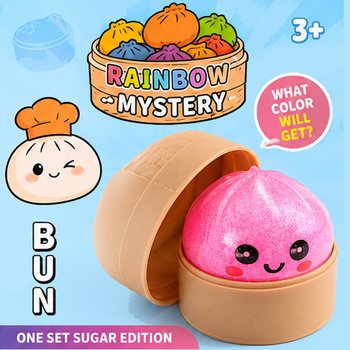 RAGE - Squishy SUGAR EDITION Gomb&oacute;c Dumplings KICSI (5.3 x 5.3 x 4.1 Cm) Viral 2026 Fidget Toy (24 db)