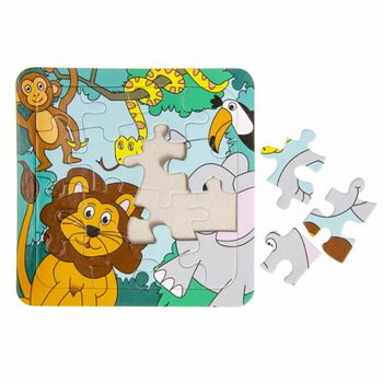 Mix Dzsungel Puzzle (14x14cm) - 50 darabos előnycsomag
