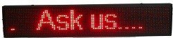 LED Aut&oacute;s F&eacute;ny&uacute;js&aacute;g 12V - Fut&oacute;f&eacute;nyes Kijelző (100x20 cm)