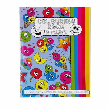 A4 Smiley Kifestőkönyv Matricákkal (12 darab)