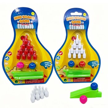 BOWLING KÉSZLET KÁRTYÁN (12 db)