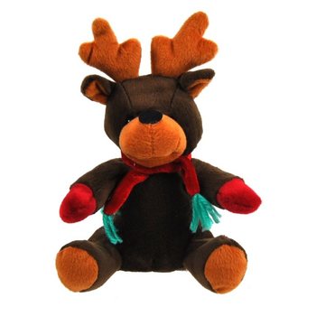 Pl&uuml;ss Rudolf kar&aacute;csonyi r&eacute;nszarvas 20 cm (7 db)