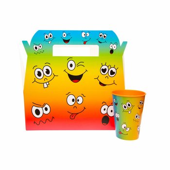 Smiley Gyerek Men&uuml; Box - 22,5 x 12 x 9,5 cm (24 db)