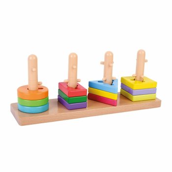 JOUECO Fa &uacute;tvesztő puzzle - 12 h&oacute;napos kort&oacute;l