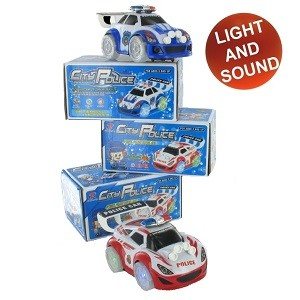 Bump & Go Rendőrségi Versenyautó (2 db)