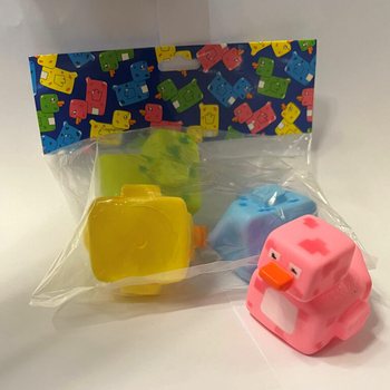 Gaming Gumikacsa Mix - F&uuml;rdőkacsa 6x5 cm (4 darab)