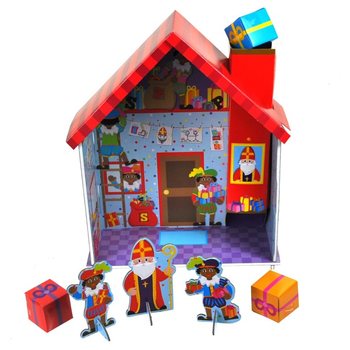 3D Szent Mikl&oacute;s h&aacute;z &eacute;p&iacute;tőj&aacute;t&eacute;k (2 db)