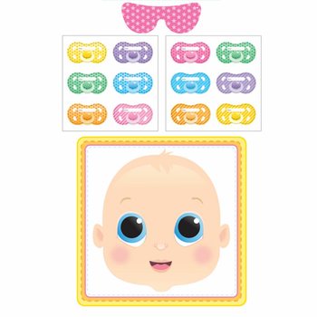 BABY SHOWER JÁTÉK - STICK THE DUMMY (12 darab)
