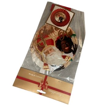 SINTERKLAAS DEKOR&Aacute;CI&Oacute;S LEGYEZŐ &Oslash;50 CM - &Ouml;SSZEHAJTHAT&Oacute; (6 db)