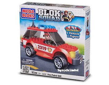 MEGA BLOKS - TŰZOLT&Oacute; J&Aacute;RŐR SUV &Eacute;S RENDŐRS&Eacute;GI HELIKOPTER (2 db)