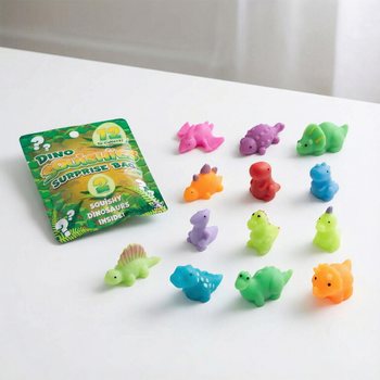 MEGLEPET&Eacute;S TASAK / BLINDBAG - SQUISHY DINOSZAURUSZOK (24 db)