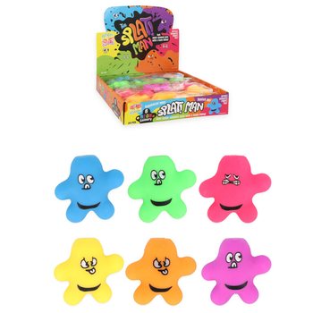 SQUEEZY SPLAT MAN - VEGYES SZÍNEK - DISPLAY-BEN (24 db)