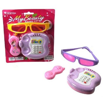 Napszem&uuml;veg telefon j&aacute;t&eacute;k szett (6 db)