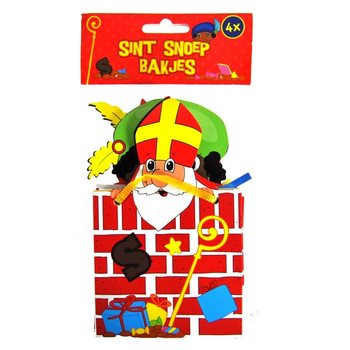 4 darabos Mikul&aacute;s &eacute;s Piet &Eacute;dess&eacute;gtart&oacute; T&aacute;l k&eacute;szlet (12 szett)