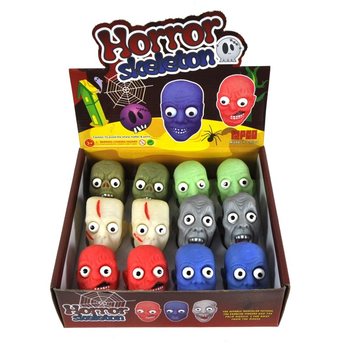 Horror fej displayben (12 db)
