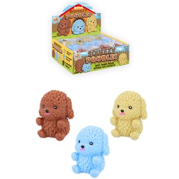 Stretchy Squishy ny&uacute;l&oacute;s pudlik kijelzőn (12 darab)