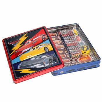 DISNEY CARS 3D Kreat&iacute;v K&eacute;szlet F&eacute;mdobozban (12 db)