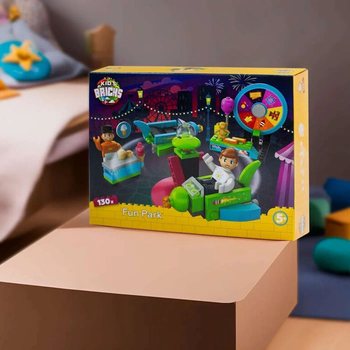 KIDS BRICKS FUN PARK - &Eacute;P&Iacute;TŐJ&Aacute;T&Eacute;K K&Eacute;SZLET - 130 R&Eacute;SZES (1 db)