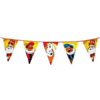 Nagy Sinterklaas &eacute;s Piet Z&aacute;szl&oacute;f&uuml;z&eacute;r 6 m&eacute;ter (13 db)